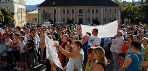 Poslední podobný protest se konal první říjnový víkend ve Varnsdorfu.